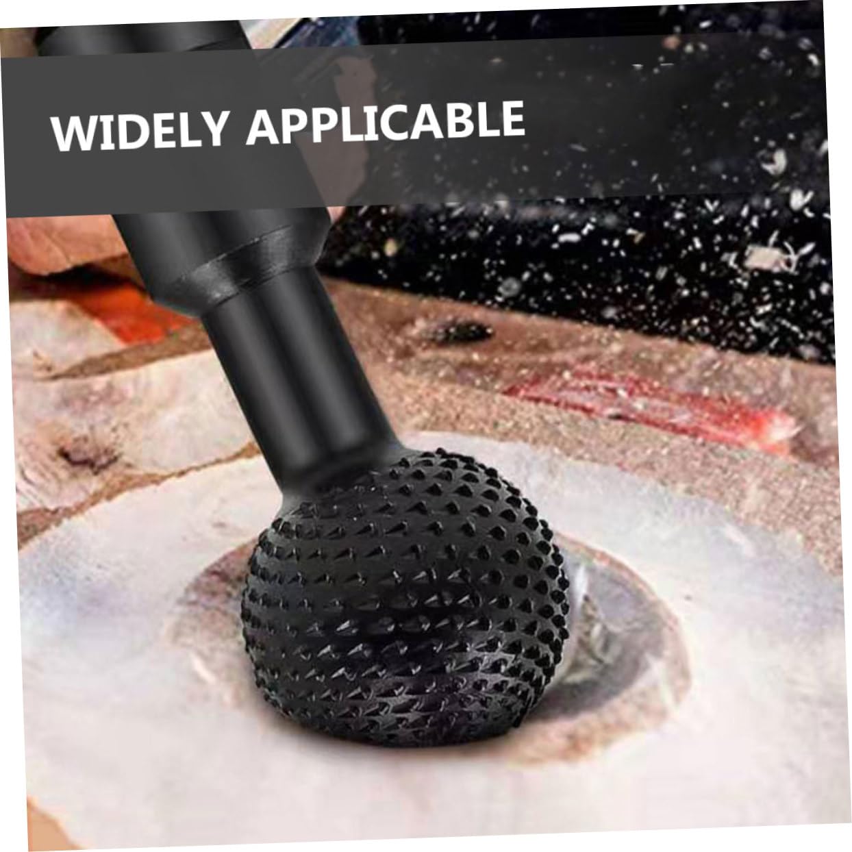 Cabilock 2pcs Sphere Rotary Burr Tool Grinding for Metalwork Wood Carving and Engineering Compatible Angle Grinders