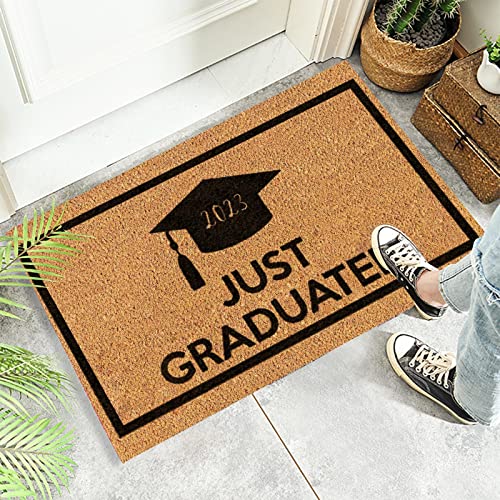 Tunkence Entrance Doormat Indoor Door Mat Season Of Graduation Graduation Cap Classic Brown Floor Mat For Outdoor Indoor, Home Décor #TOP4