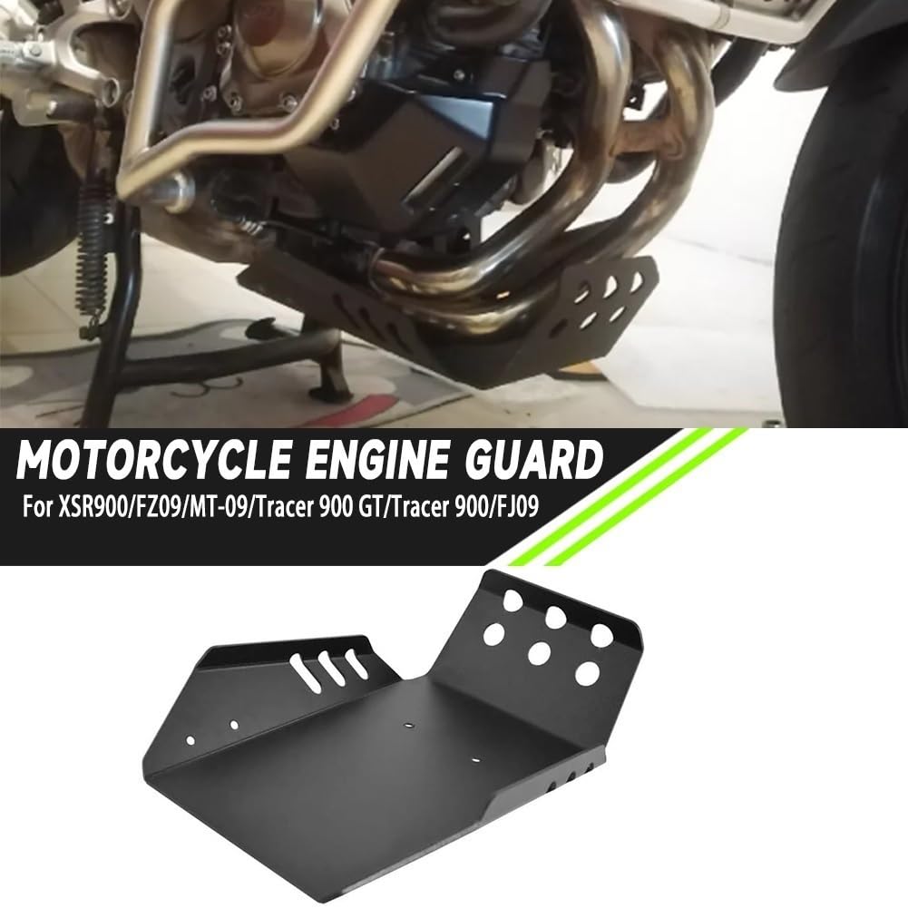 Adatto per MT09 FZ09 MT FZ 09 2014-2021 Base Del Motore Del Motociclo Telaio di Protezione Piastra Paramotore Placa protectora del chasis de la motocicleta