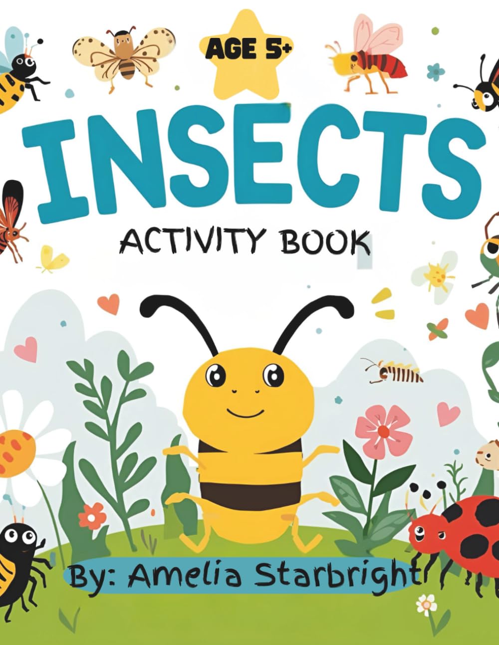 Insect Kids Activity Book: Journey Through Bugland: A Coloring Adventure!!