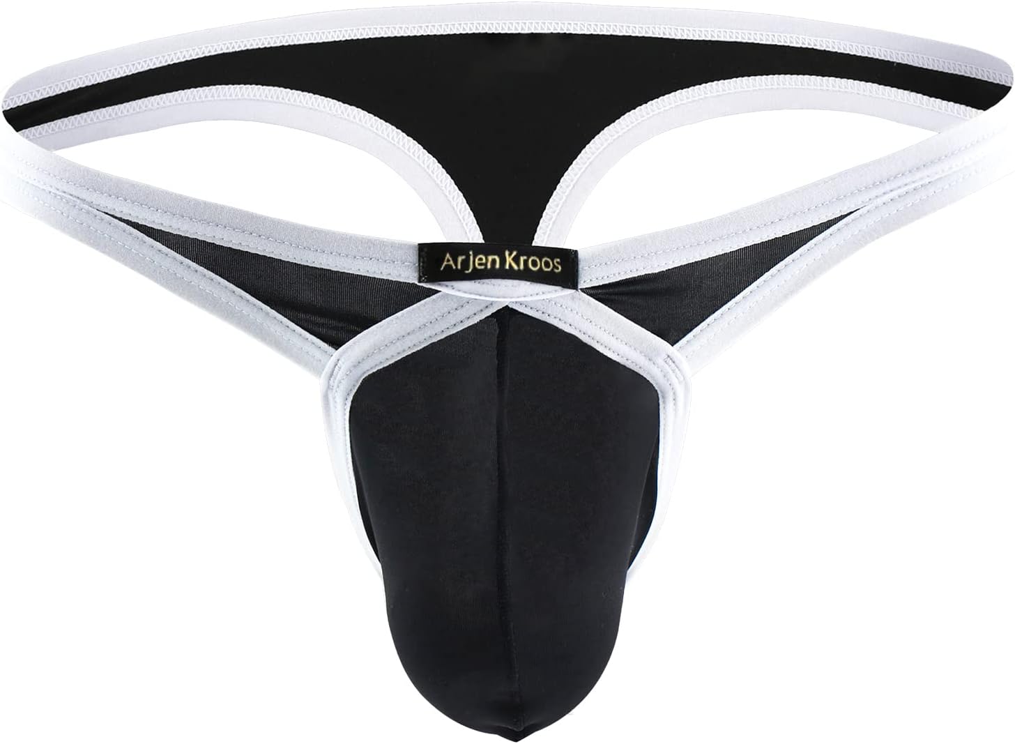 Arjen Kroos Men's G-strings Thong Sexy Low Rise Underwear Bulge Pouch Panties - Image 5