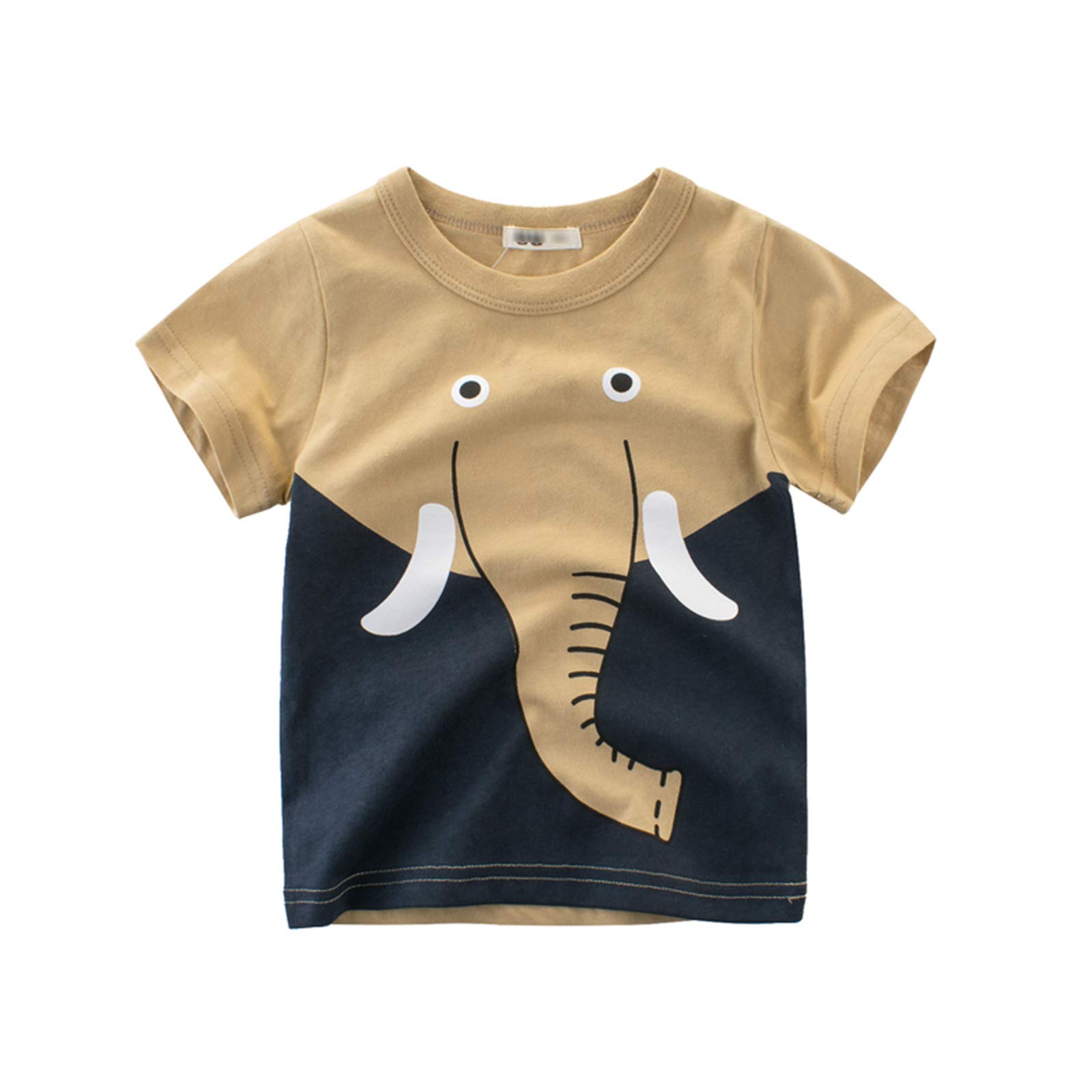 Lot de 3 t-shirts à manches courtes et col rond pour enfant