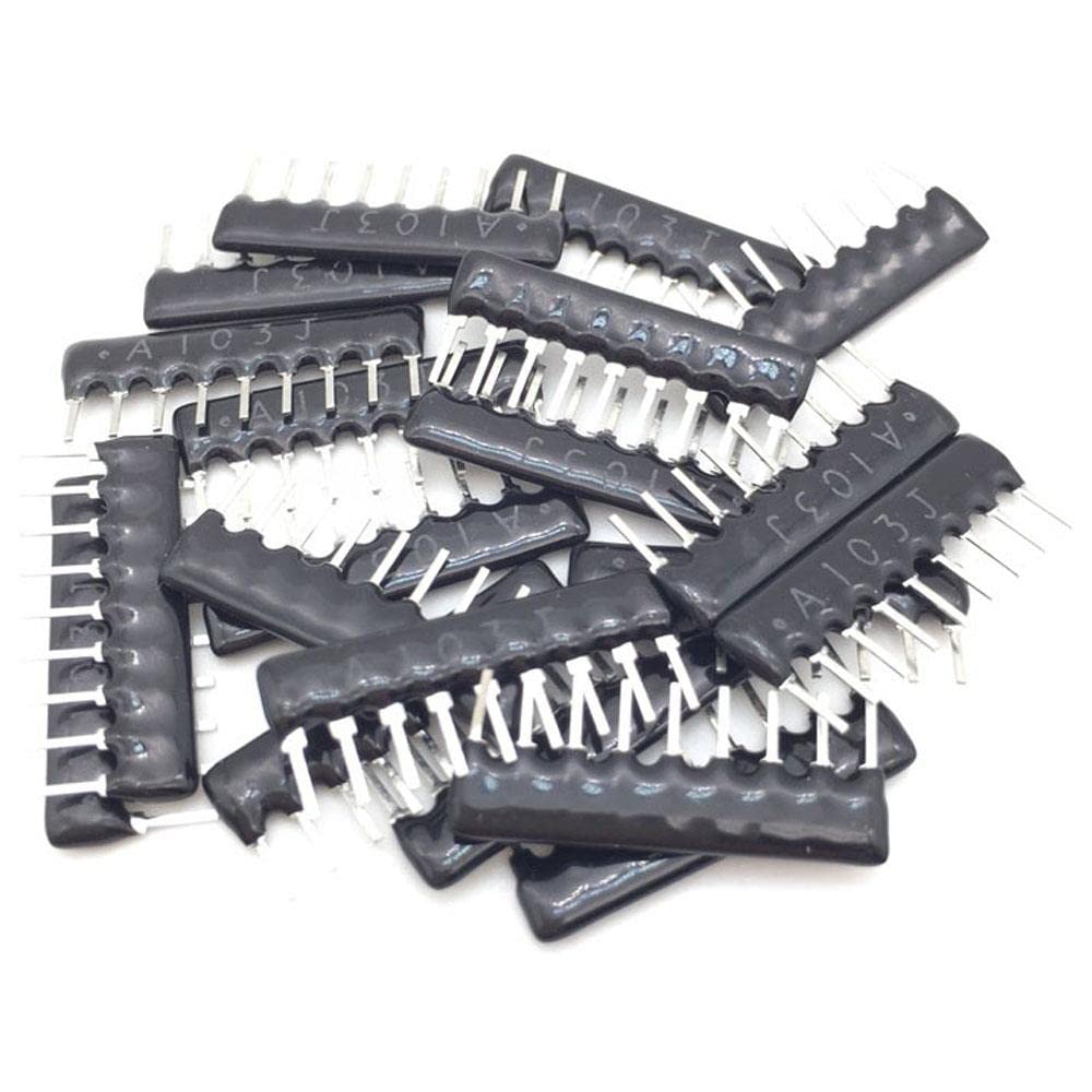 50 PZ A09-472G 4,7K Ohm 4,7KR 4K7 8 Resistenze Comuni Array Di