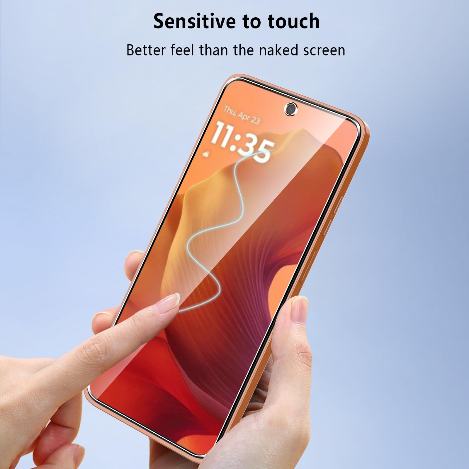 Pollachi [3 Pezzi Vetro Temperato per Motorola Moto G15,Motorola Moto G15 Power,Durezza 9H Anti Graffio,Anti-Impronte Senza Bolle,Pellicola Protettiva per Moto G15/G15 Power