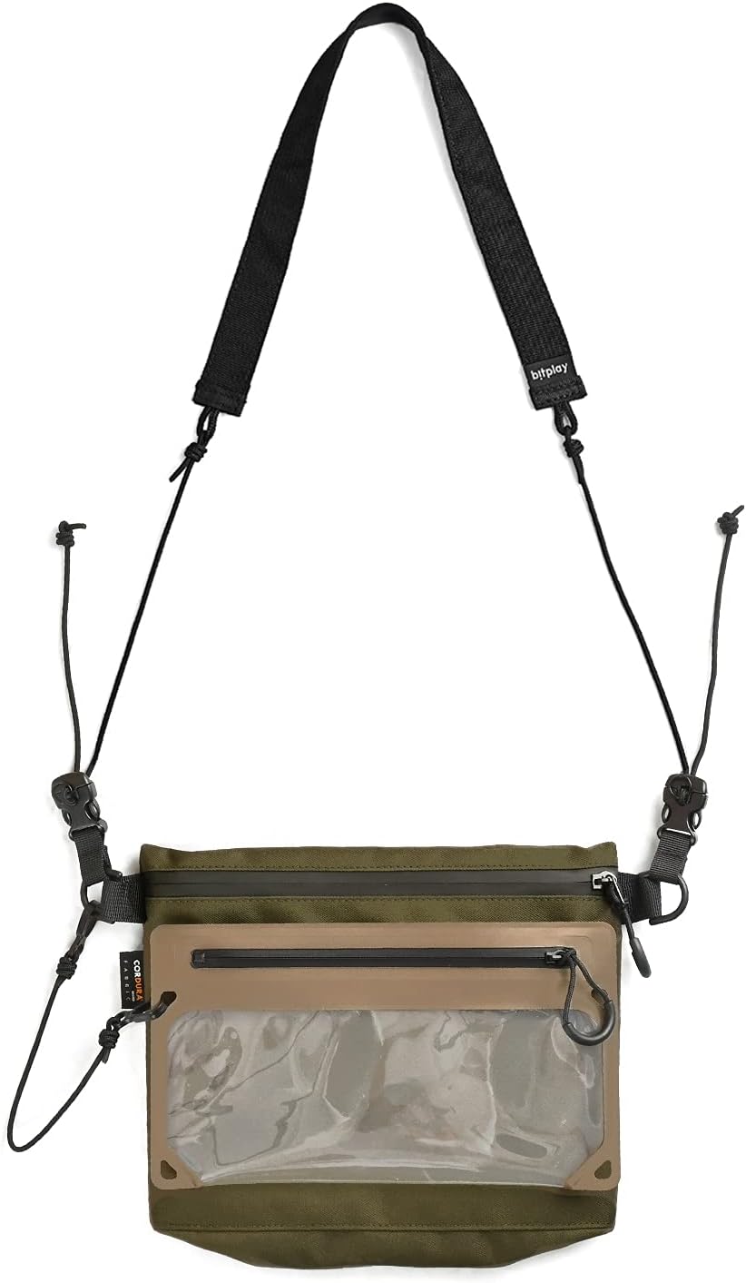 bitplayAquaSeal 02 Waterproof/Water-Repellent Bag - Sacoche Crossbody Shoulder Bag with Adjustable Strap
