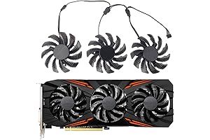 75mm Replacement GPU Cooling Fans for GIGABYTE AORUS GTX 1060 1070 1080 Ti G1 Gaming