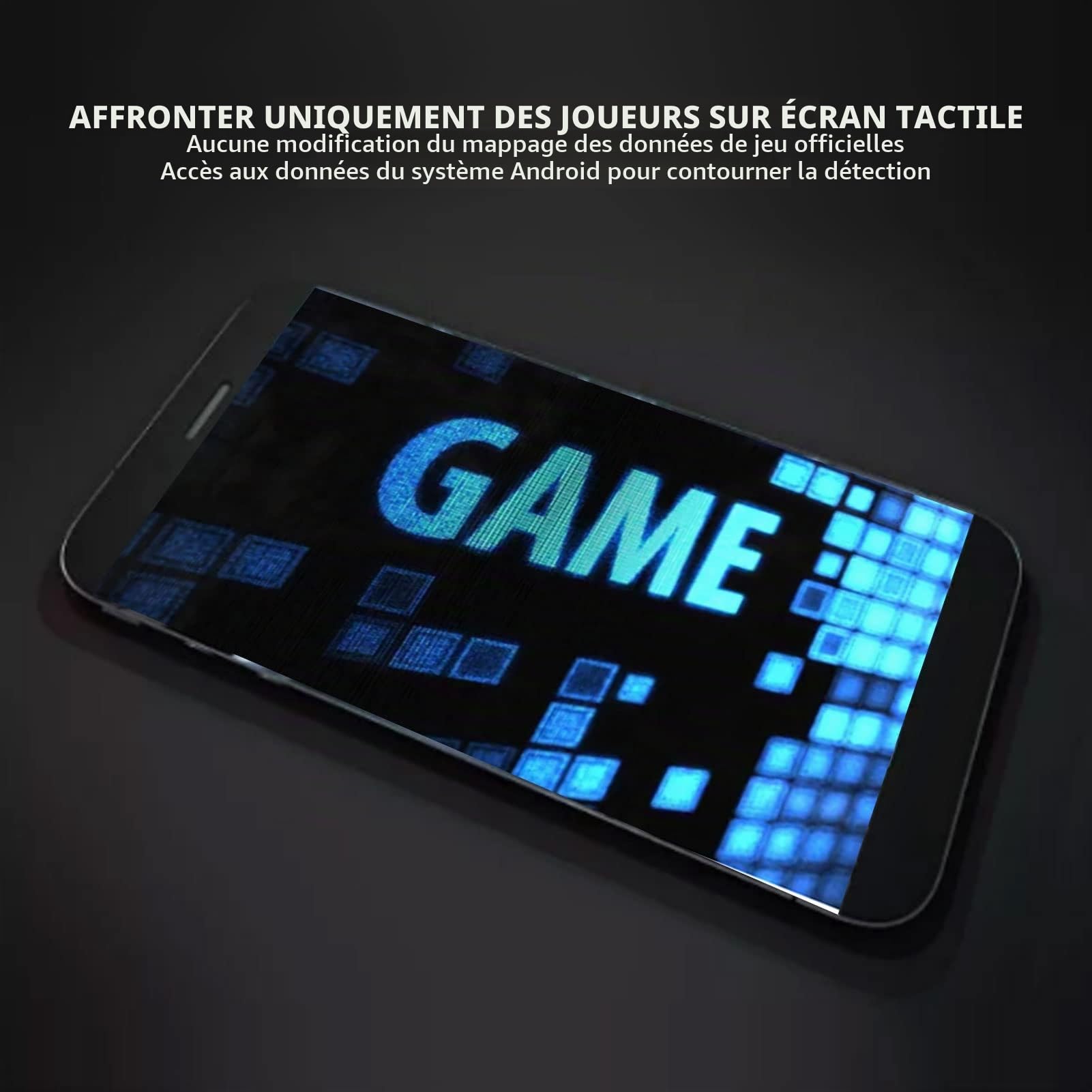 Combo Clavier et Souris de Jeu à Demi-Main, Convertisseur de Souris de Clavier Mécanique de Jeu 4 en 1, Clavier rétroéclairé LED Filaire à 39 Touches pour Android, Harmony,