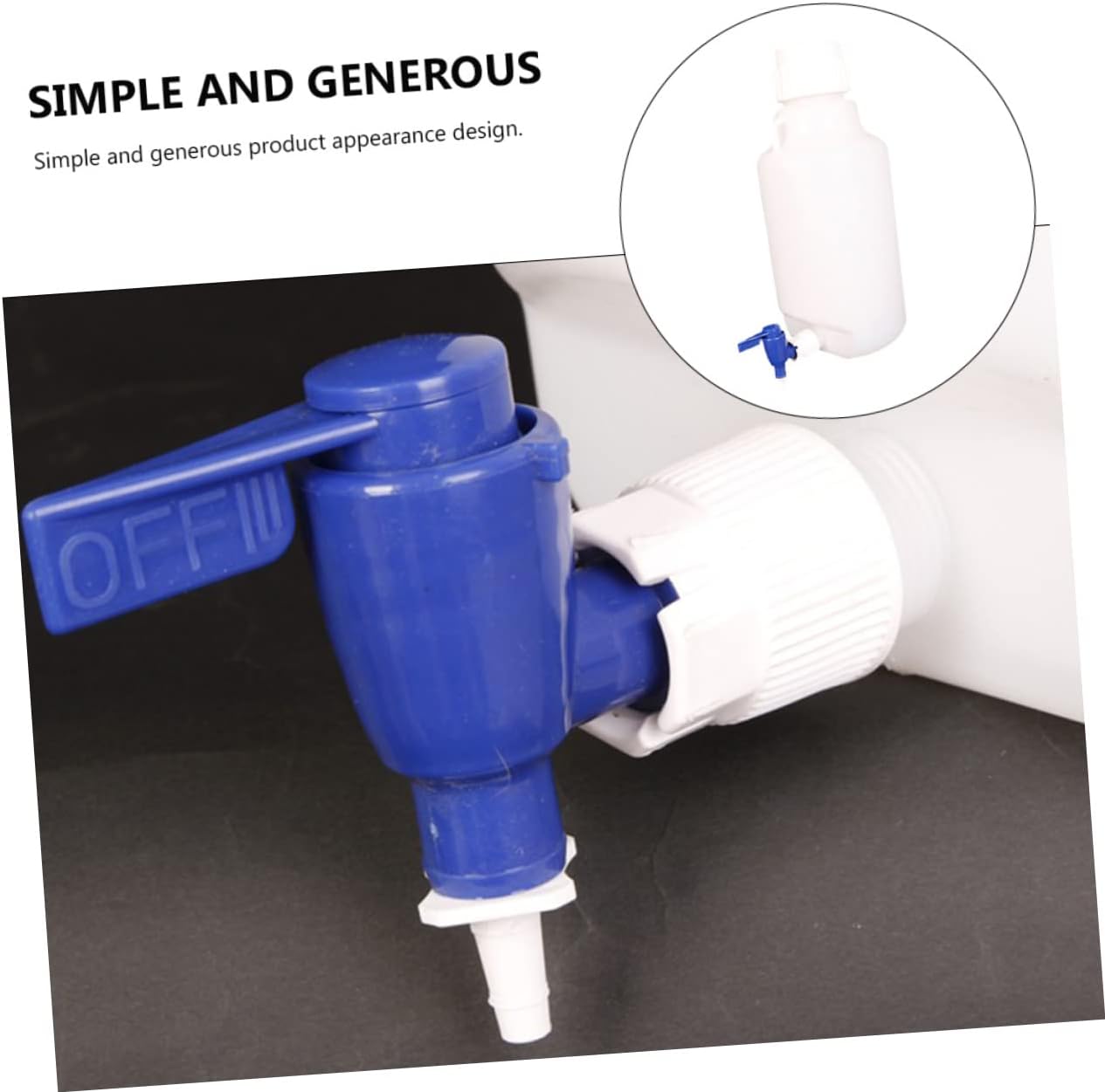 Break-resistant Dispenser Spigot Laboratory Water Container for Schools and Events Lightweight and Compact Design Water Storage