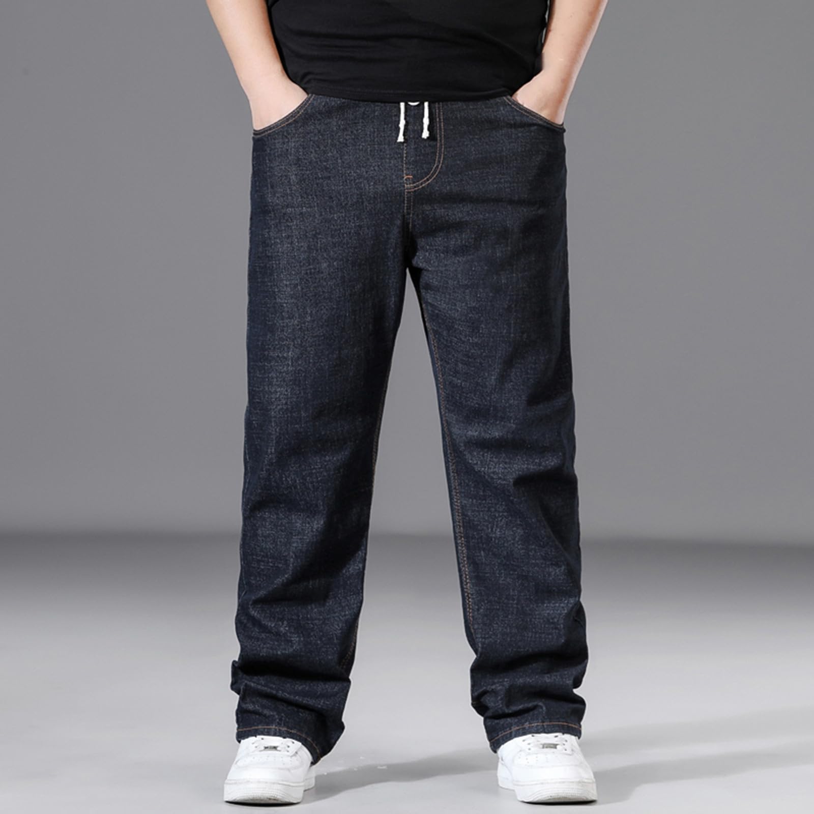 Genérico Pantalones Vaqueros Hombre,Pantalones Vaqueros Casuales para Hombre Ideales para Actividades Diarias Al Aire Libre Ligeros Y CóModos para Todas Las Estaciones Combinar
