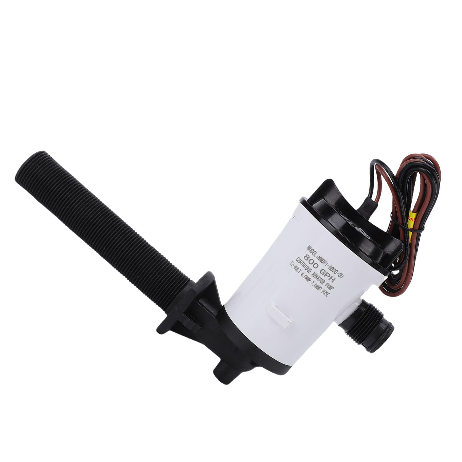 Oumefar Pompa di Sentina Sommergibile con Elevata capacità 800GPH (Bianca) | Materiale ABS durevole, progettato per acqua dolce o salata, funzionamento silenzioso, compatibile con tubi da 3/4 pollici