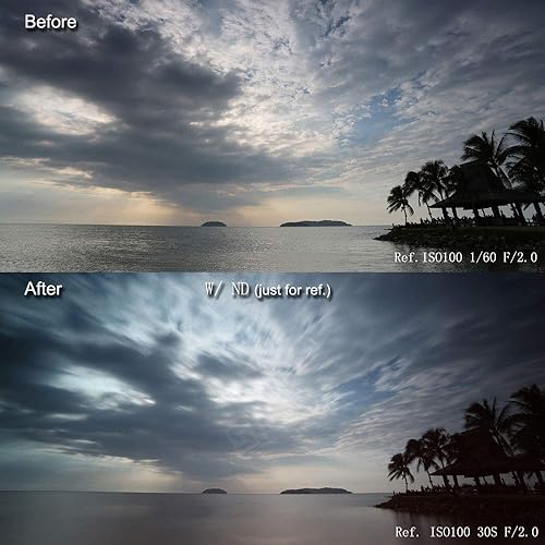 Miniatura 2 de SIOTI Kit de filtro cuadrado de 4 x 6 pulgadas (3.937 x 5.906 in) con ND2 y ND4 y ND8 y ND16 para Cokin Z Lee Hitech SIOTI Holder (ND)