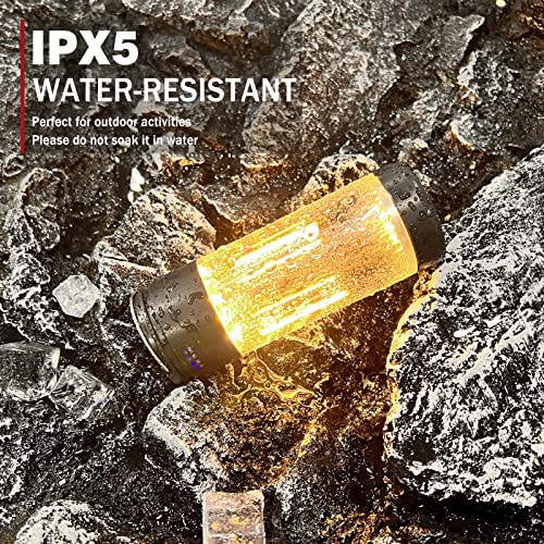 Civikyle Mini Camping Lantern Flashlight Rechargeable Magnetic Hanging Power Bank White/Warm/Red Sos Light For Emergencies Power Outages #TOP5