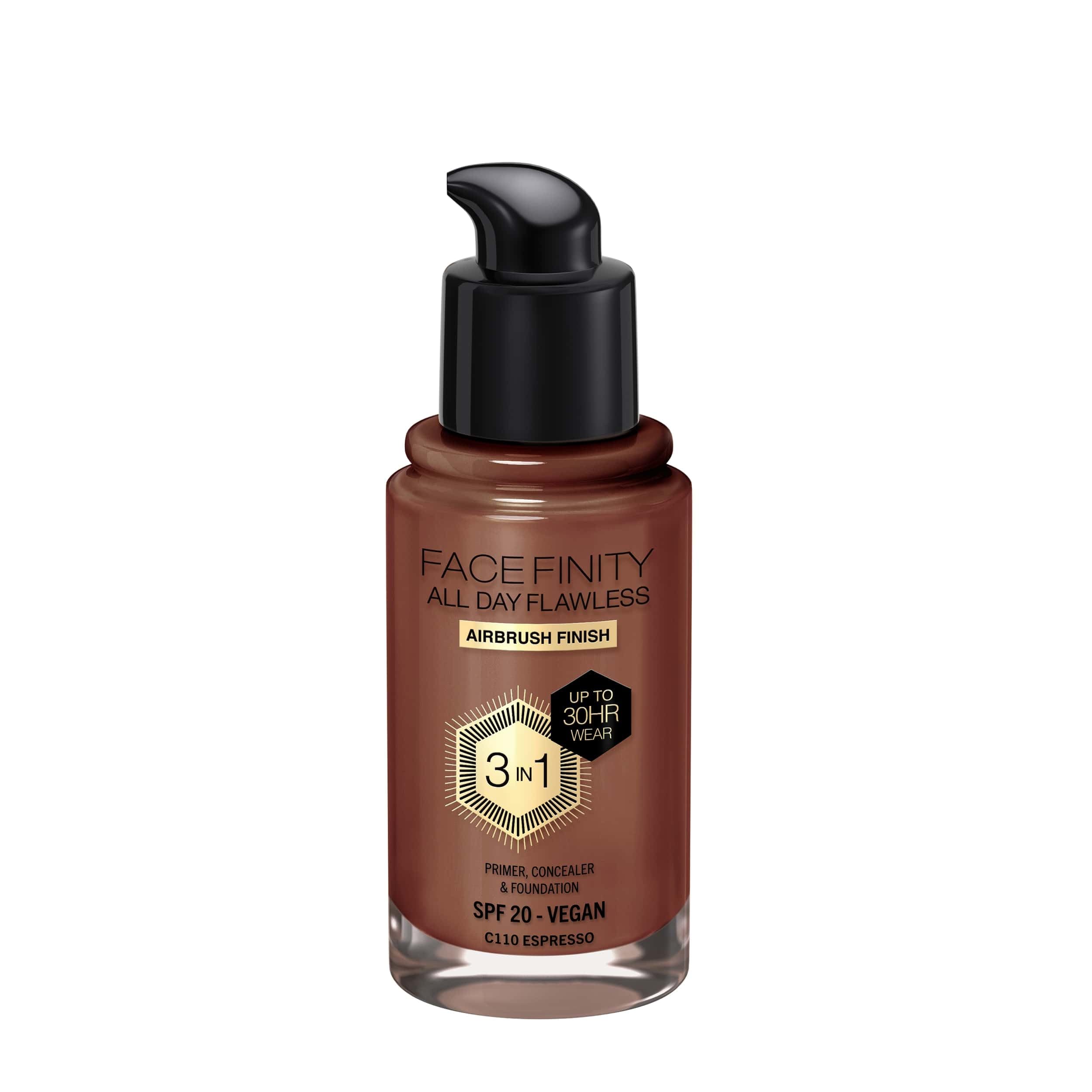 Max Factor - All day flawless 3 in 1 foundation, base de maquillaje, 50 natural — view 25