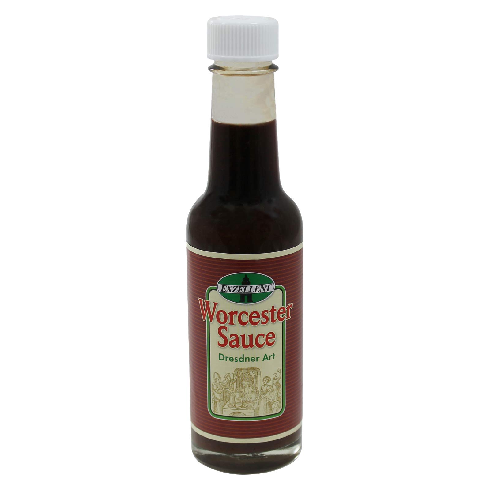 24er Pack Exzellent Worcester Sauce Dresdner Art (24 x 140 ml)
