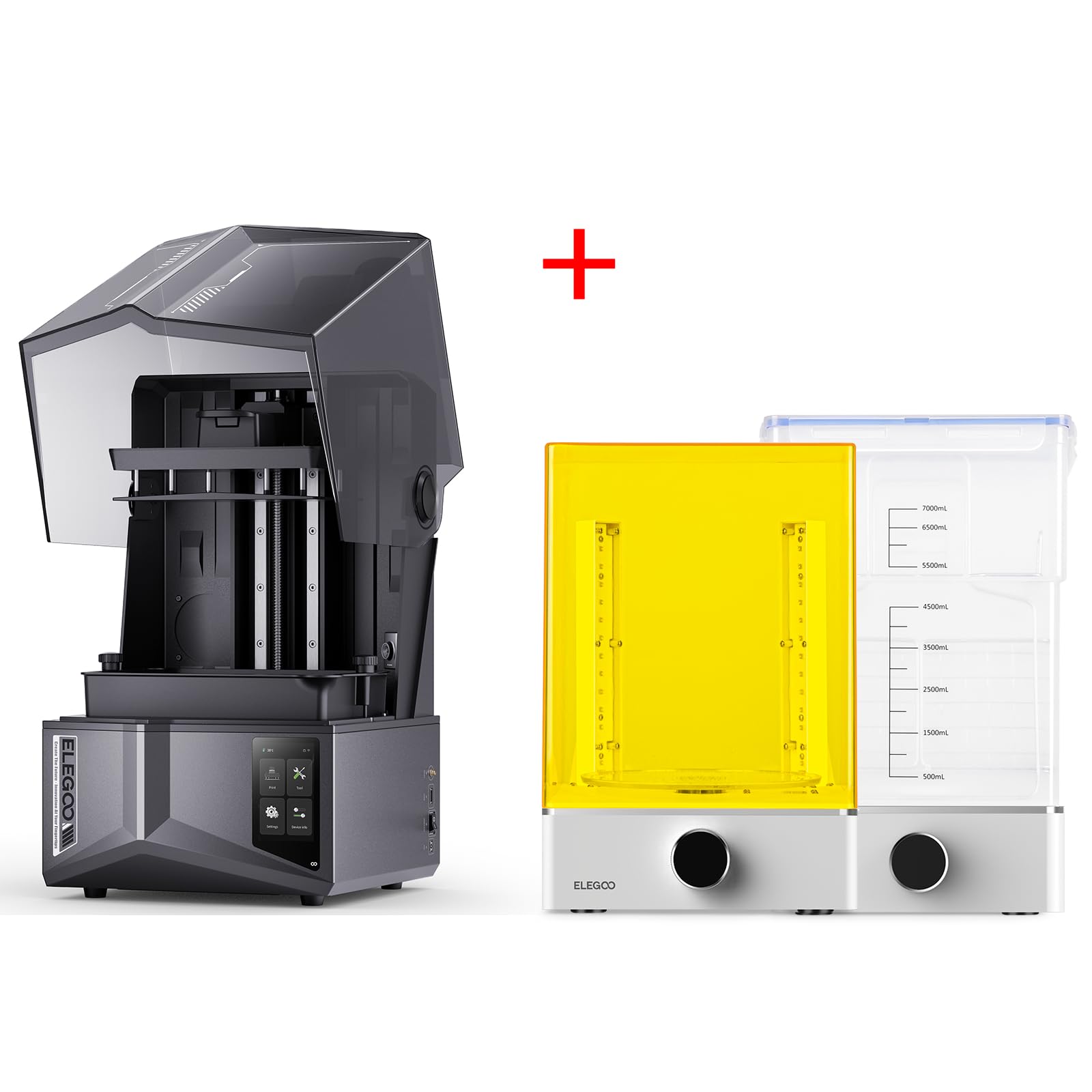 ELEGOO Saturn 4 Ultra 12K Resin 3D Printer and ELEGOO Mercury X  