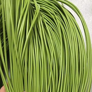 Plastic Rattan Wicker Woven Rattan,Plastic Repair Material for Garden Chair Coffee Table Storage Basket(Green)