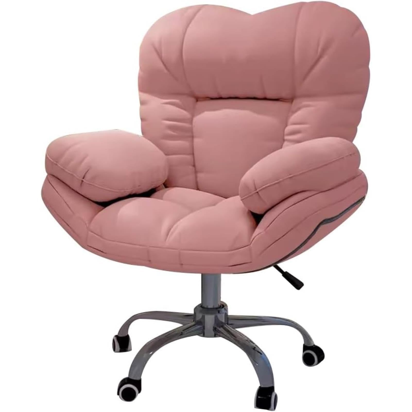 IvyLoutish Modern Gaming Office Chair, Adjustable Height Recliner with Armrests, 2 Reclining Positions, for Gaming, Reading, Dining & Home Use