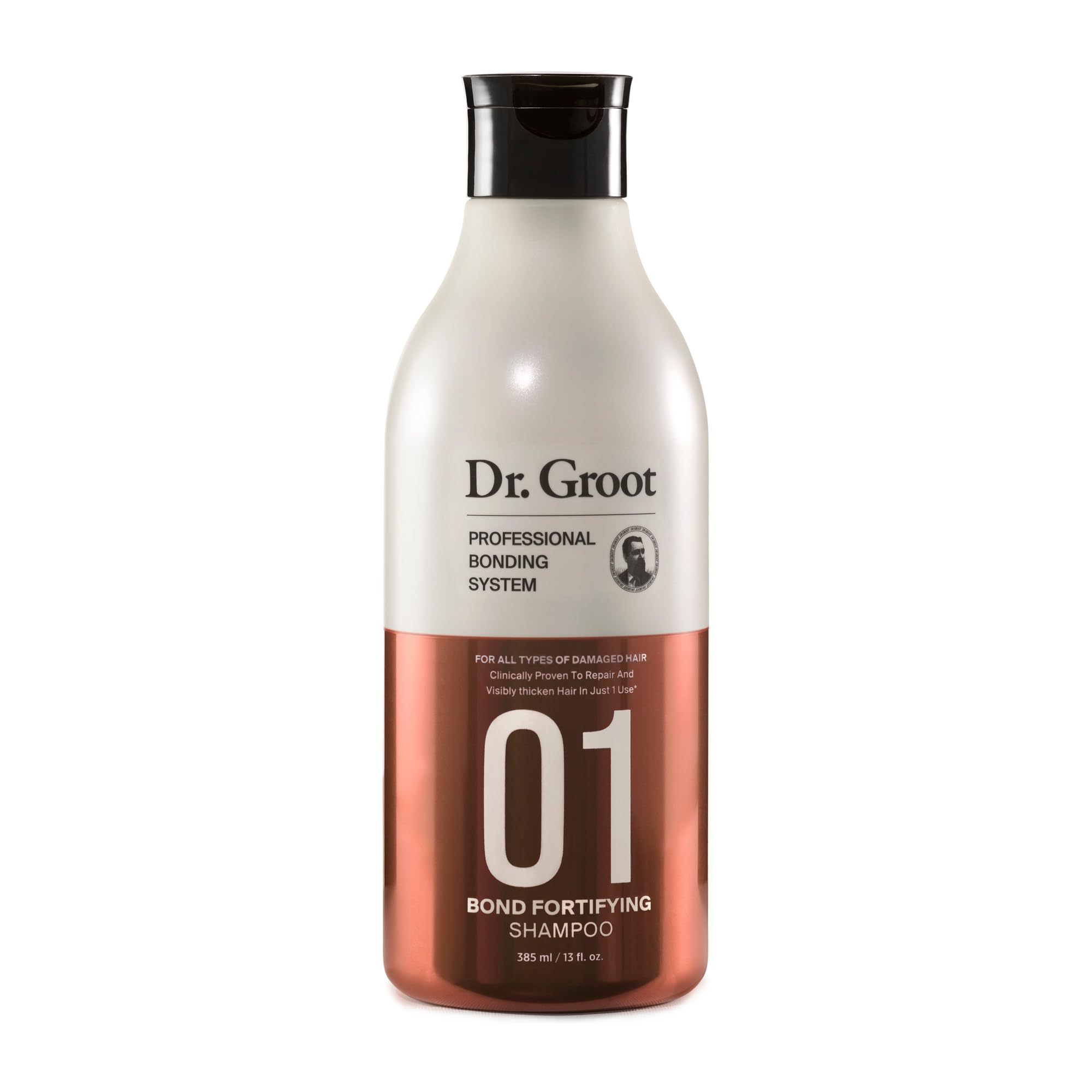 Dr. GrootBond Fortifying Shampoo, With Keratin & Silk Protein, Clinically Proven to Visibly Repair and Thicken Dry, Thin or Damaged Hair, glass hair, Korean Hair Care Professional Bonding System
