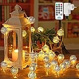 【3 Timer Funktion】 Wenn Sie den Timer aktivieren, schalten sich die Lichterketten jeden Tag zur gleichen Zeit ein und aus. Sie müssen nicht jeden Tag eingestellt werden.