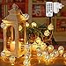 NEXVIN 30er LED Marokkanische Lichterkette Warmweiß, 9M Lichterkette Außen Innen Strombetrieben mit Fernbedienung , Silber Kugeln Orientalisch, für zimmer Outdoor Balkon Weihnachtsbaum Deko