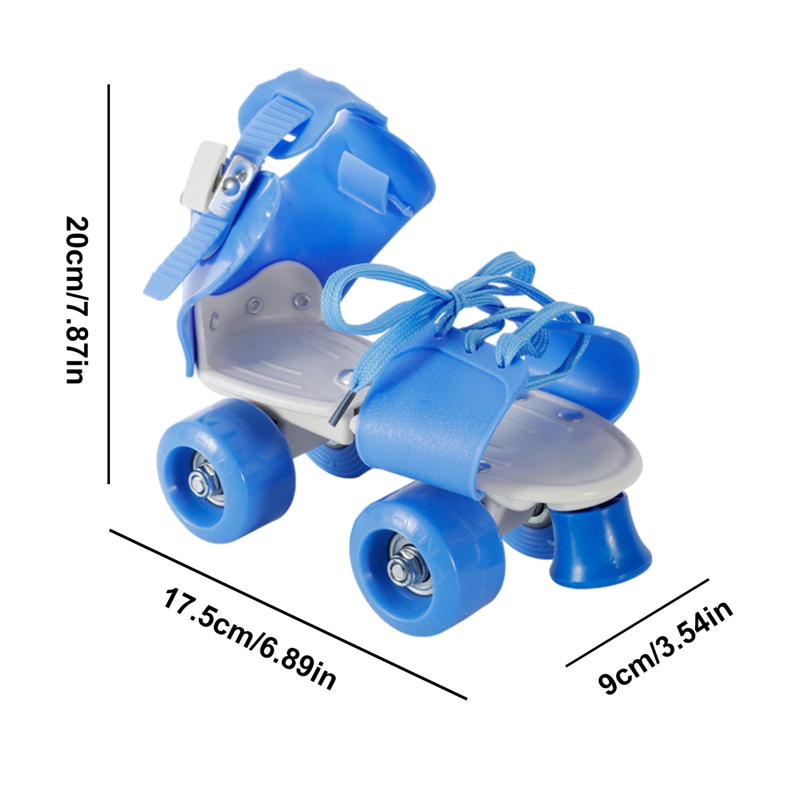 Quad-Rollschuhe – Quad-Skates-Skating, Freizeit-Rollergerät, Robuste Ausrüstung Zum Anschnallen Über Den Schuh, Langlebige, Schlagfeste Kunststoff-Skating-Ausrüstung | Tragbares Anfänger-Trainingsset
