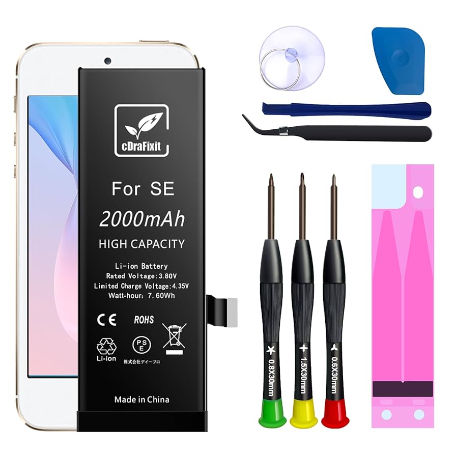 iPhone SE（第一世代）Space Gray128GBバッテリー新品交換 iPhone SE (第1世代) のバッテリーを自分で交換する手順 - アン