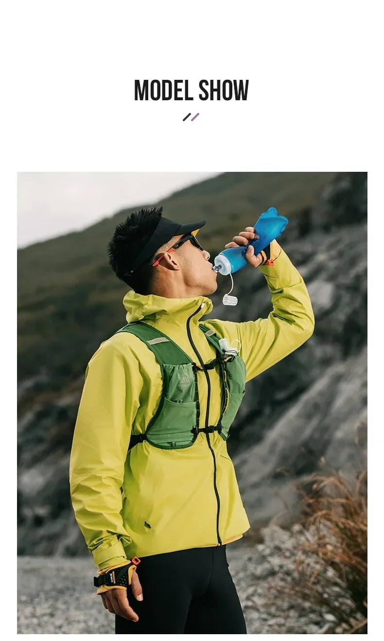 Hydration Cross Country Backpack Pack 8L Rucksack Bag,Aonijie Lightweight Hydration Vest for Hiking Running Marathon Cycling C9125