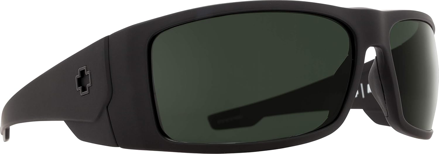 Spy Optic Konvoy Wrap Sunglasses, 66 mm (Matte Black)