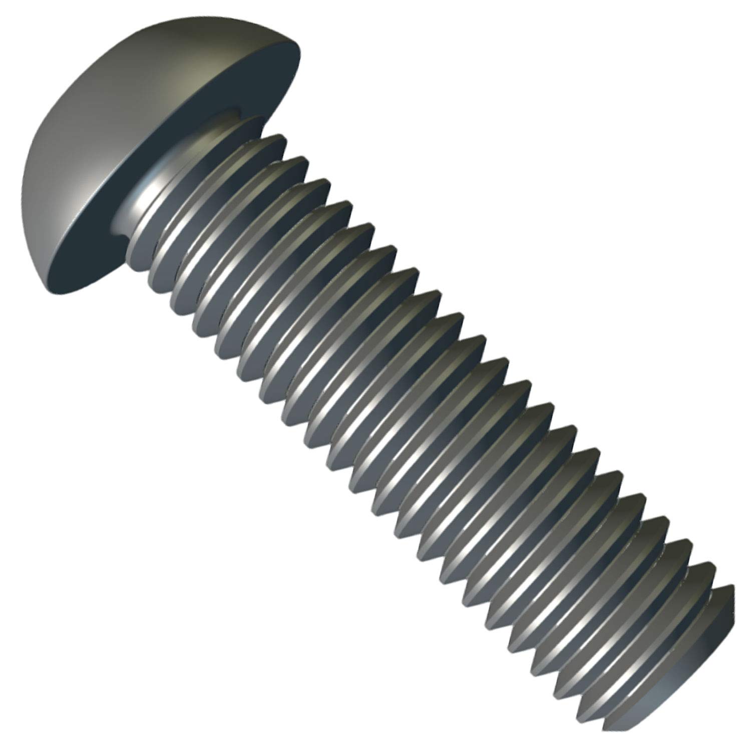 M6 Viti 16mm (Quatntità da 25 pezzi Testa Bombata in Acciao con Filettatura Bulloni con Esagono Incassato Dientro di Testa per Burgola in Acciaio Legato Zincato 10.9 ISO 7380