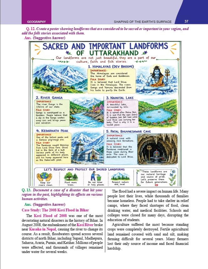 Image of Golden Social Science Study Material with Question Bank | Based on New NCERT UNDERSTANDING SOCIETY: INDIA AND BEYOND PART-1 Class 9 | CBSE 2027 Exams | Summary | Multi Color Edition | Video Animation