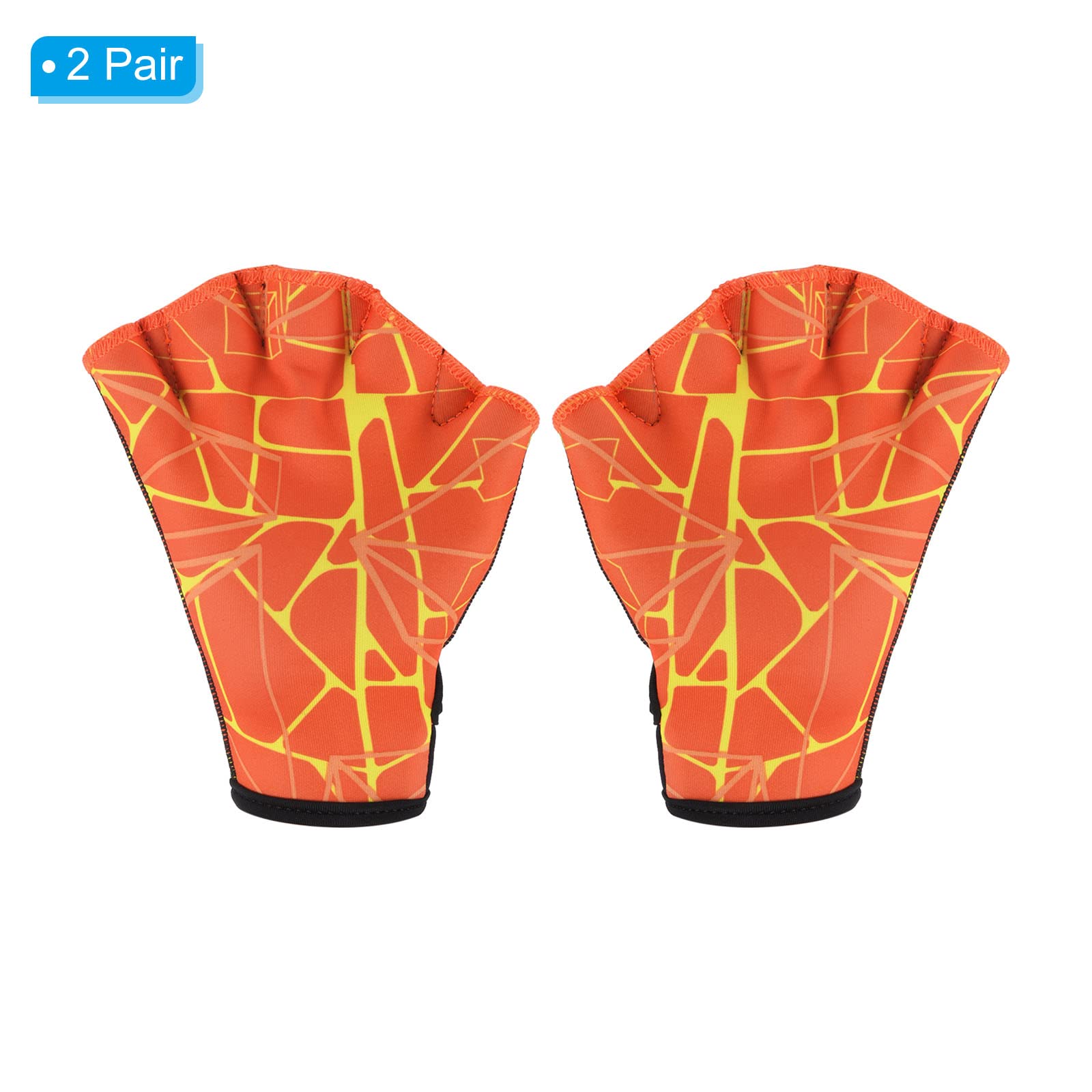 PATIKIL Gants De Natation Palmés - Gants Résistance Eau Pour Entraînement Natation Et Plongée