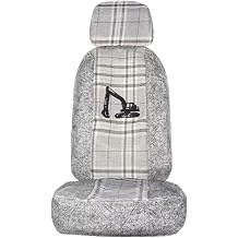 Universal Excavator Seat Cover, Full Coverage Backrest Protector, Durable Cushion for Various Excavator Models, Heavy Machinery Accessori Hitachi
