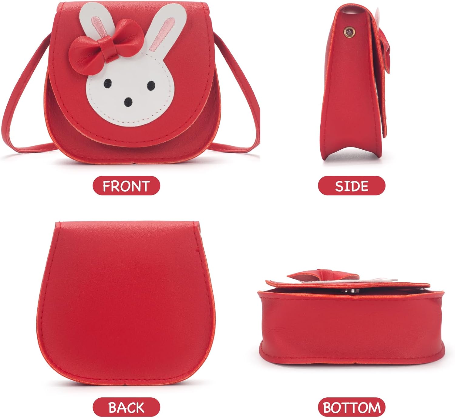 Toddler Purse-Small Kids Purse, Girls Bunny Purse, Little Girl Purse-Birthday Gifts Purse for Girls - Image 5