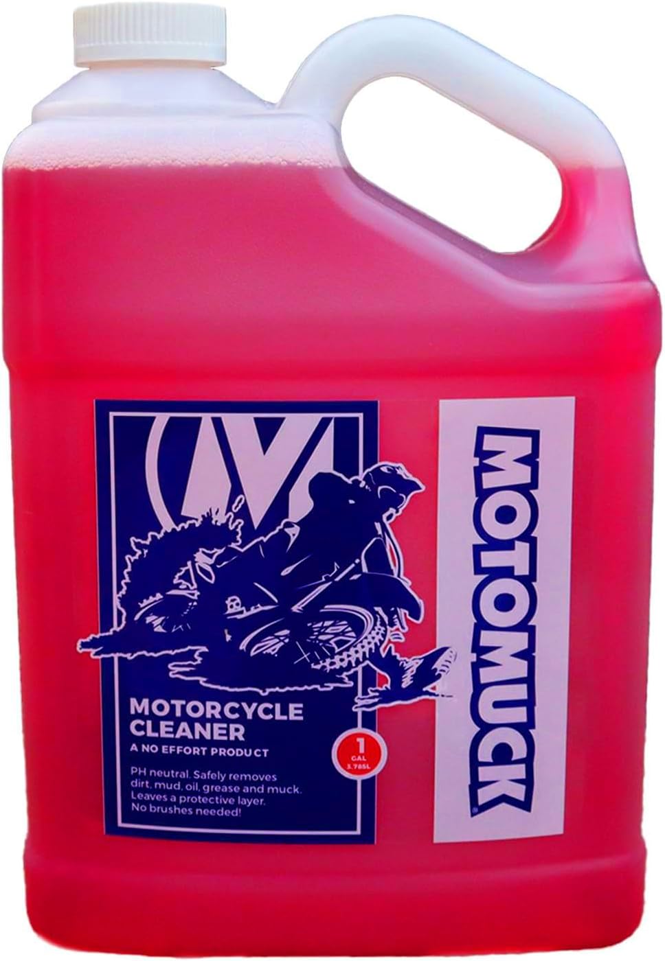 PH Neutral Nano Tech Motorcycle cleaner - Bike Cleaner - Bike Wash - Safe On All Surfaces and All Types of Motorcycle- (1 gallon Bottle)