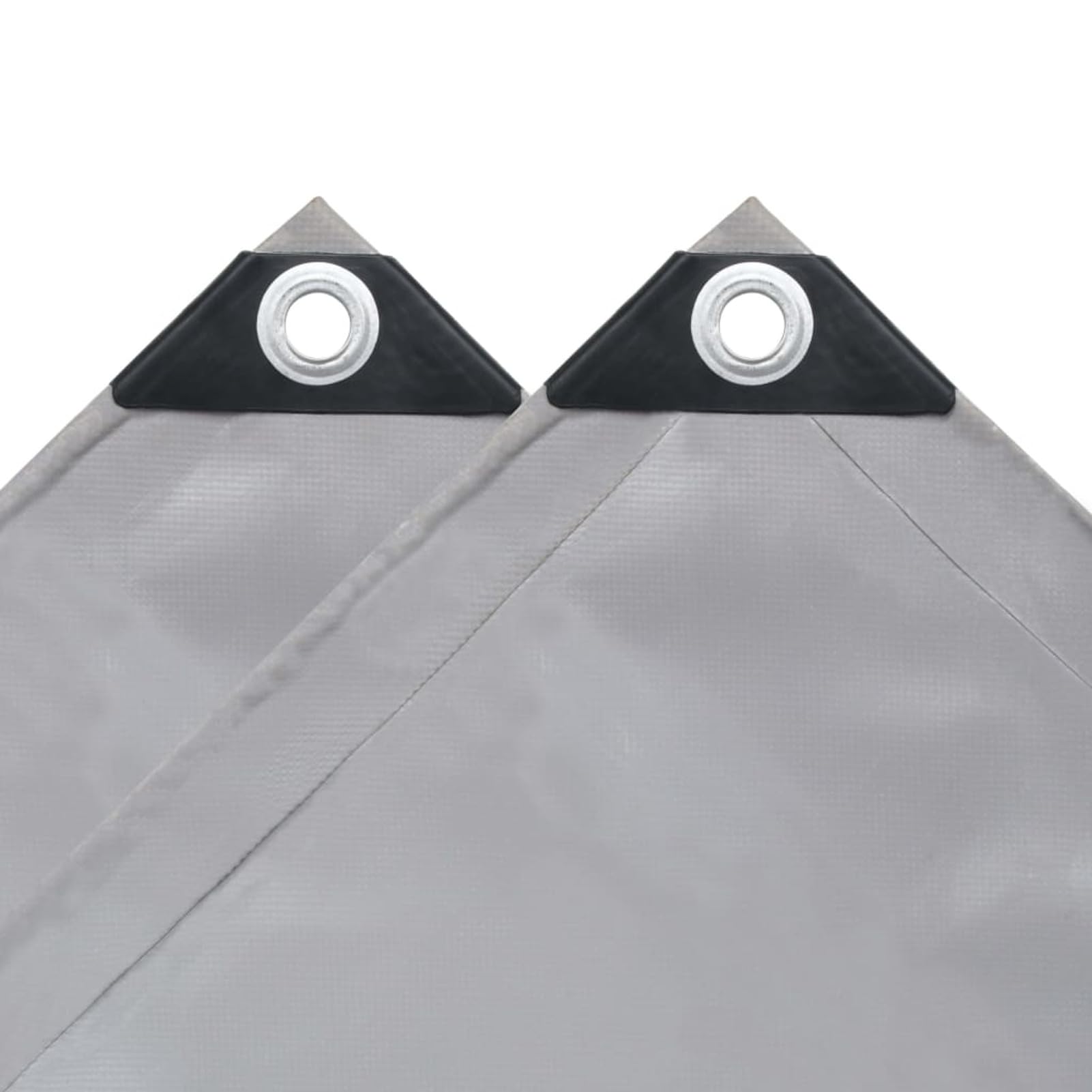 Homgoday Bâche 650 g/m² 3 x 4 m Gris Bâche imperméable avec œillets renforcés Résistant aux UV et à la moisissure Bâche de protection pour meubles caravane multi-usage pour l'extérieur