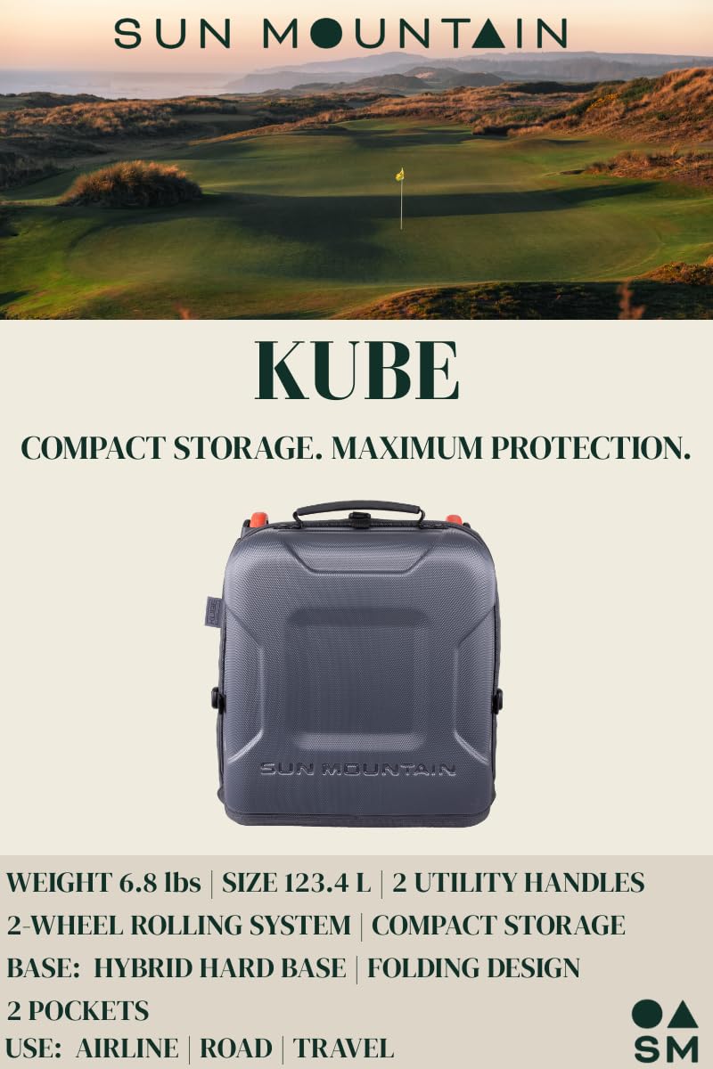 Amazon | Sun Mountain Kube ゴルフ トラベルバッグ 2輪ローリング