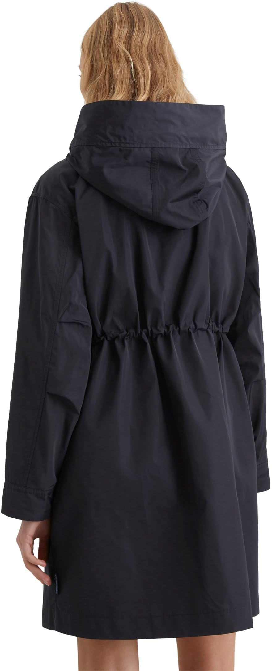 Marc OߴPolo Denim Parka con capucha Mujer impermeable, Azul (Blue Depths), S