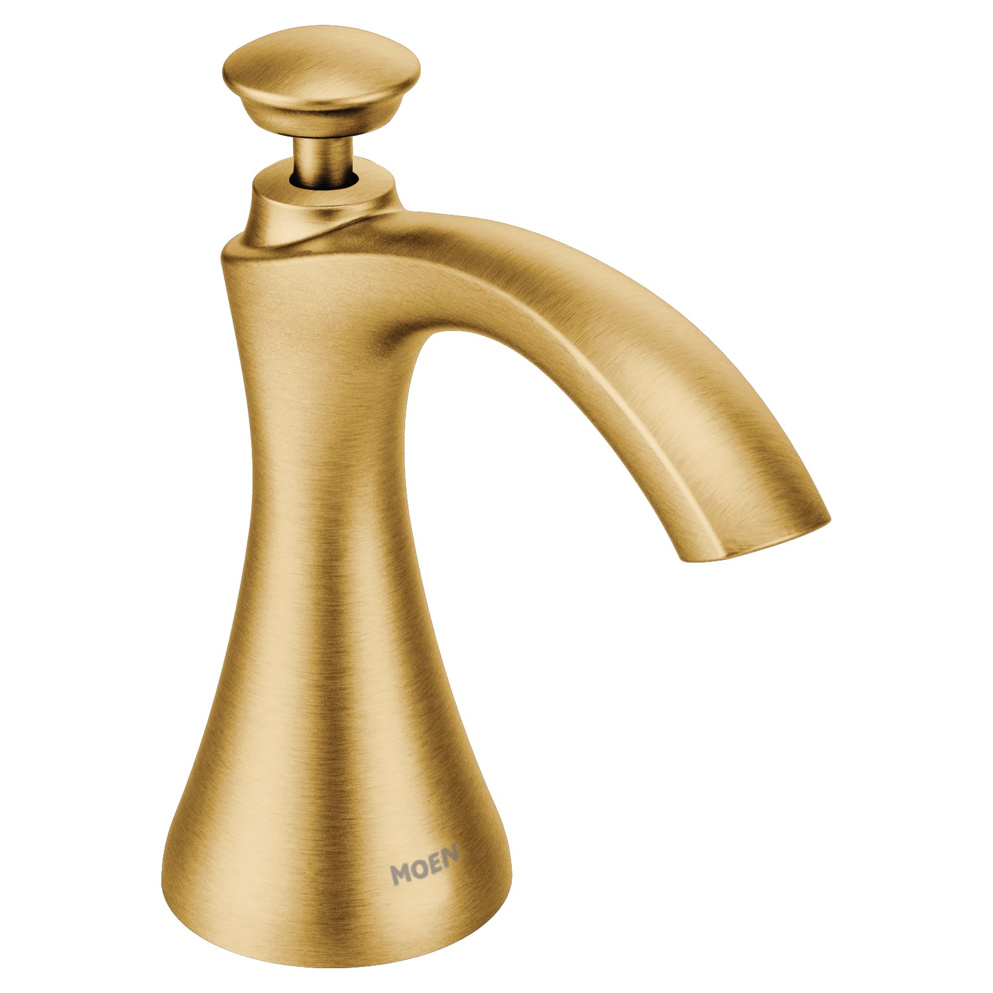 Moen S3946BG Dozownik mydła przejściowego, szczotkowane złoto, 3,78 x 11,81 x 5,75