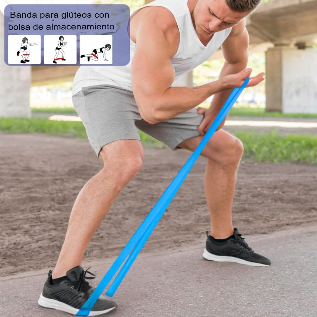 Círculo Pilates con Pelota y Bandas - Kit Yoga Fitness Completo para Muslos, Abdos, Piernas - Anillo de Tonificación Ligero y Portátil - Accesorio Pilates & Yoga en Casa