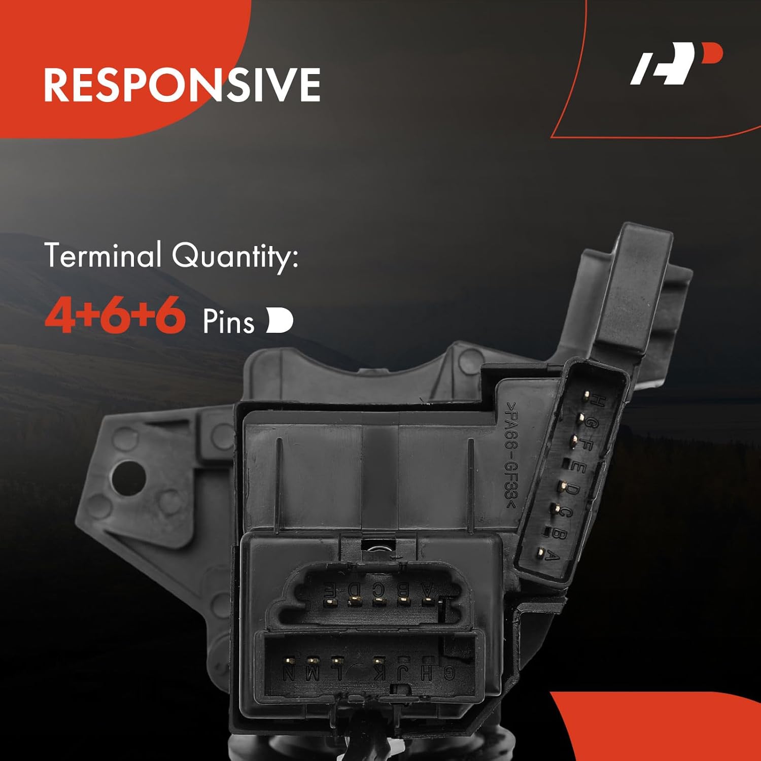 A-Premium Turn Signal Switch, Headlight Dimmer (Auto), Parking/Fog Light, Cruise Control Multifunction Switch Lever Compatible with Cadillac STS 2005-2008, Chevy Corvette 2005-2007, w/Rear Fog Light