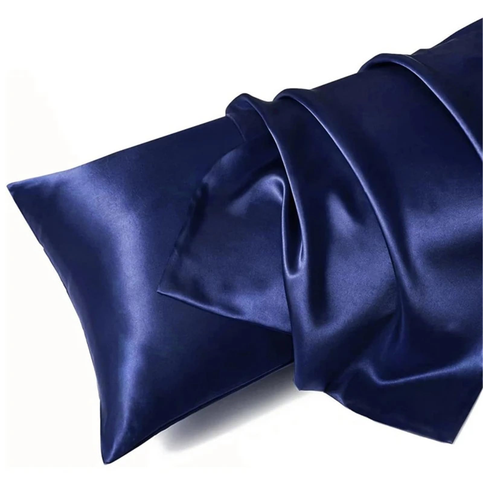LYXYGMV Silk Pillowcase Bed Pillow Covers Cases Home Bedding for Bedrooms(Color 1,1PCx51x66cm(20x26in))
