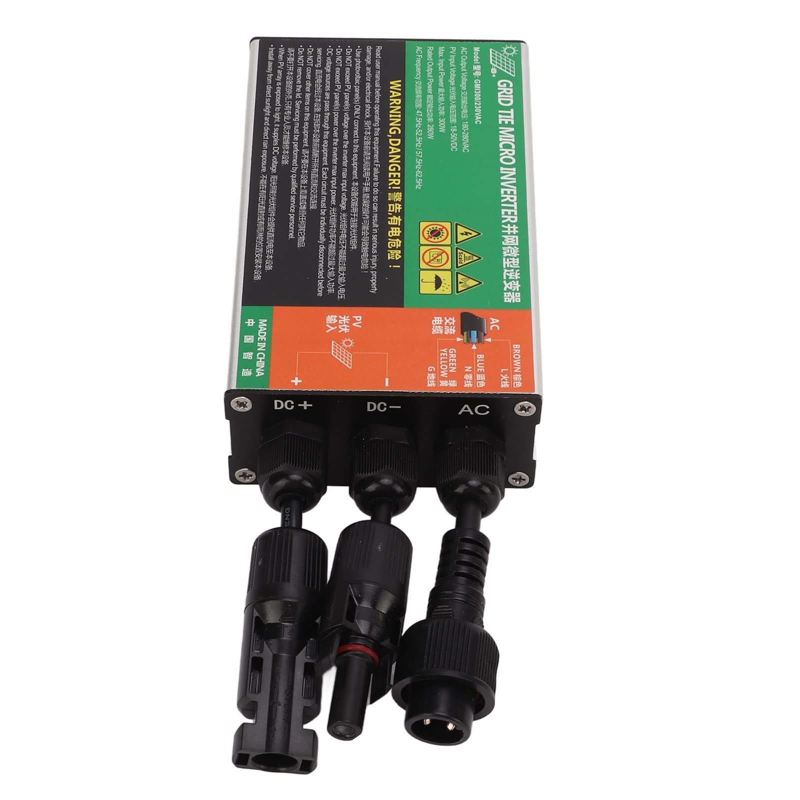 Compact Solar Inverter 300W Waterproof Sine Waving Inverter for Solar