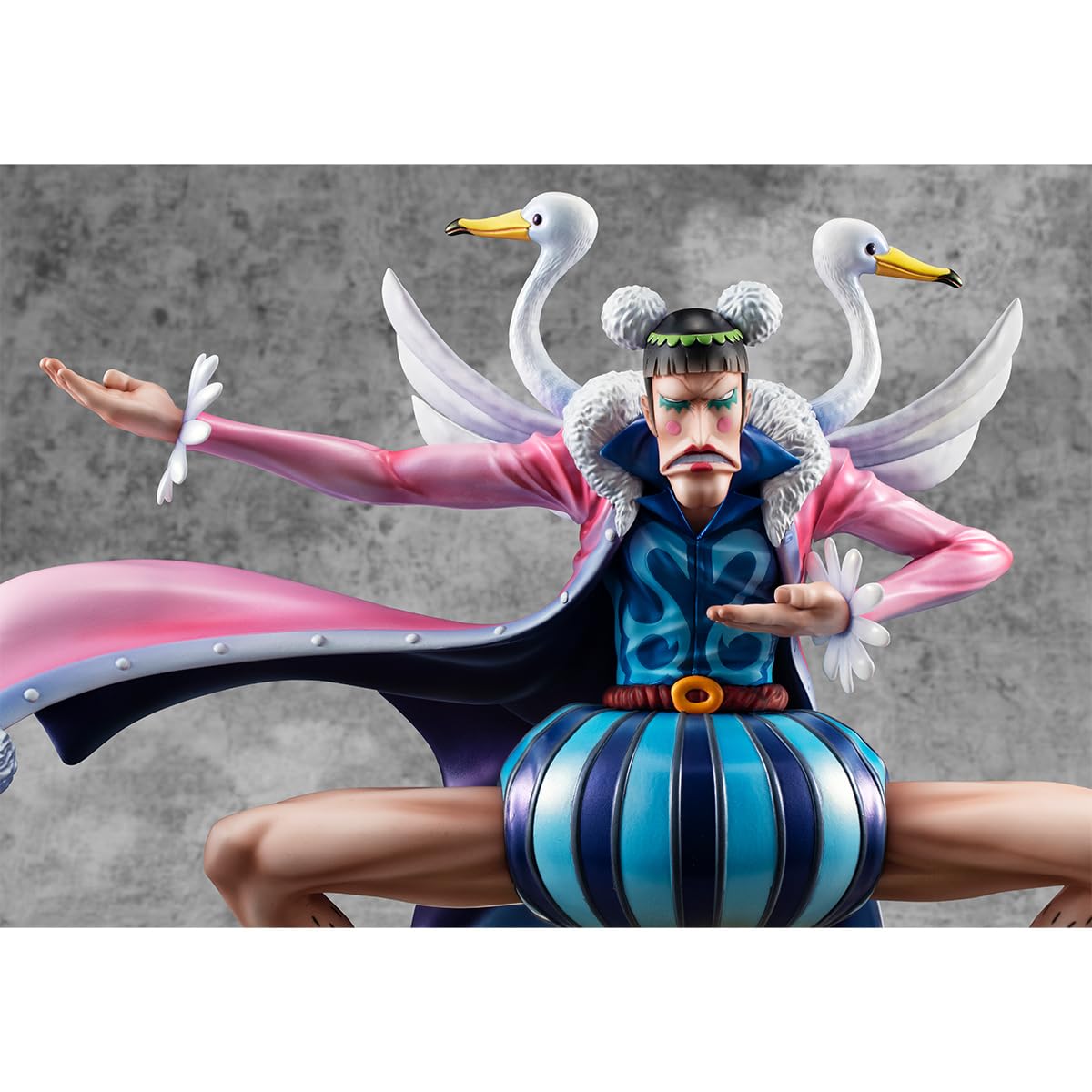 Megahouse, One Piece, Playback Memories, Action figure da collezione di Mr. 2 Bon Clay della serie Portrait of Pirates