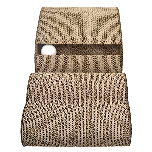 Image of Best Pet Supplies Catify Cat Scratcher, Fun Interactive Scratchers, Posts, Poles, Claw Safe, Furniture Saver Indoor Play Support Natural Cat Behaviors Heavy Duty - Whale