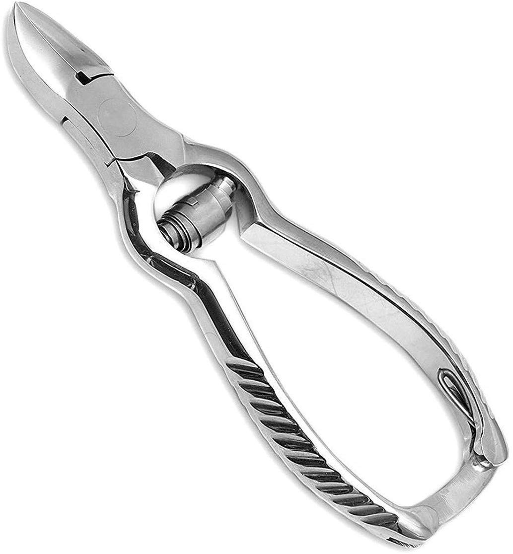 Thick Toe nail clipper Professional Heavy Duty Clipper nail tool, cutter Chiropody Podiatry manicure pedicure, Auto cleavable. HD Ingrown Pliers, Hard Fingernails. Stainless steel 14 cm, J2