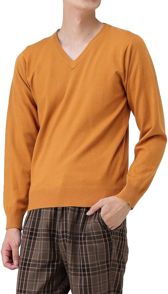 Amazon セーター メンズ ニット 長袖 Vネック 12ゲージ天竺 洗えるニット ストレッチ 抗ピル 静電気抑制 Ej5 Mk224 セーター 通販