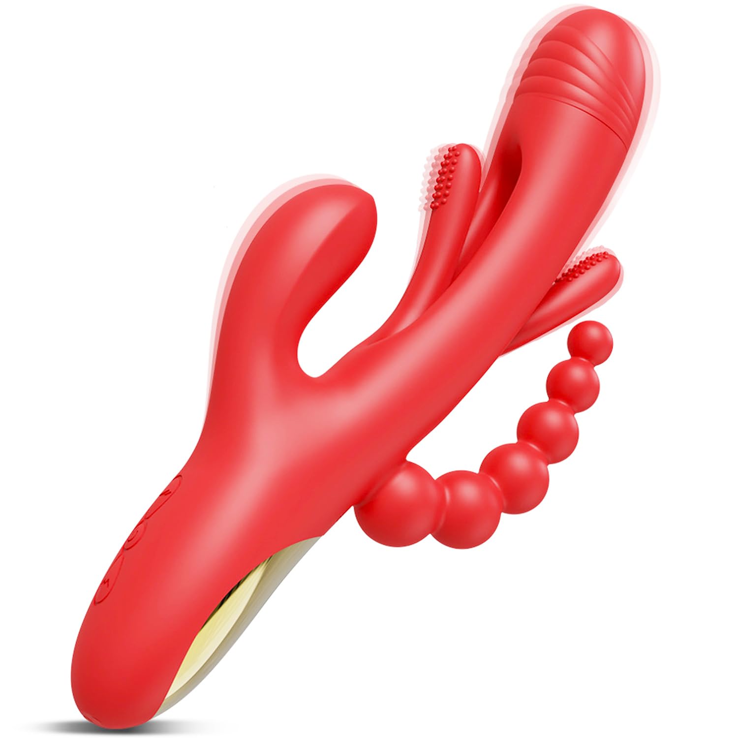 Vibratore Rabbit Sex Toys Dildo, Vibratore Clitoride con 9 Modalità di Vibrazione & Pulsazione, Vibratoreper Donna Professionale Sexytoysys Donna Vibrator Stimolatore per Clitoride Vibratoriper Donne