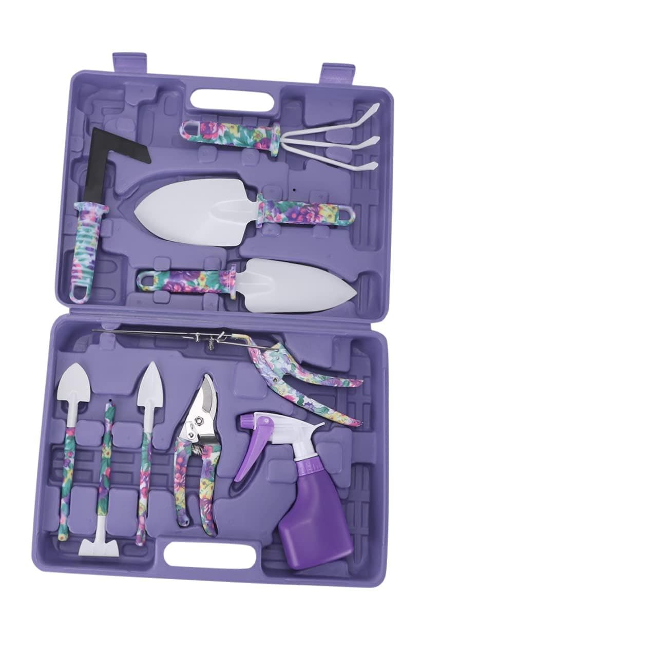 ibasenice 10pièces Outils De Jardinage à Main Fournitures Cisailles Truelle Râteau Pelle pour Ameublir Le Sol Et Désherber Kit Outils Jardinage