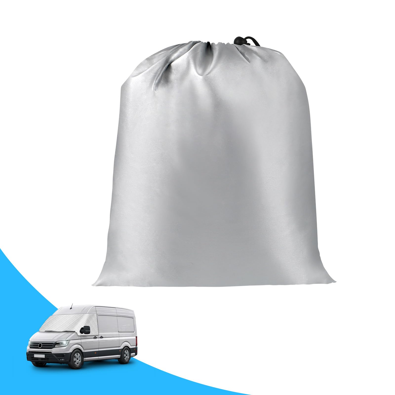Tenda parasole per parabrezza per VW Crafter 2018-2023, parasole esterno riflettente a 5 strati, copertura protettiva anti-UV/antigelo/antighiaccio/antipolvere per VW Crafter 2018-2023
