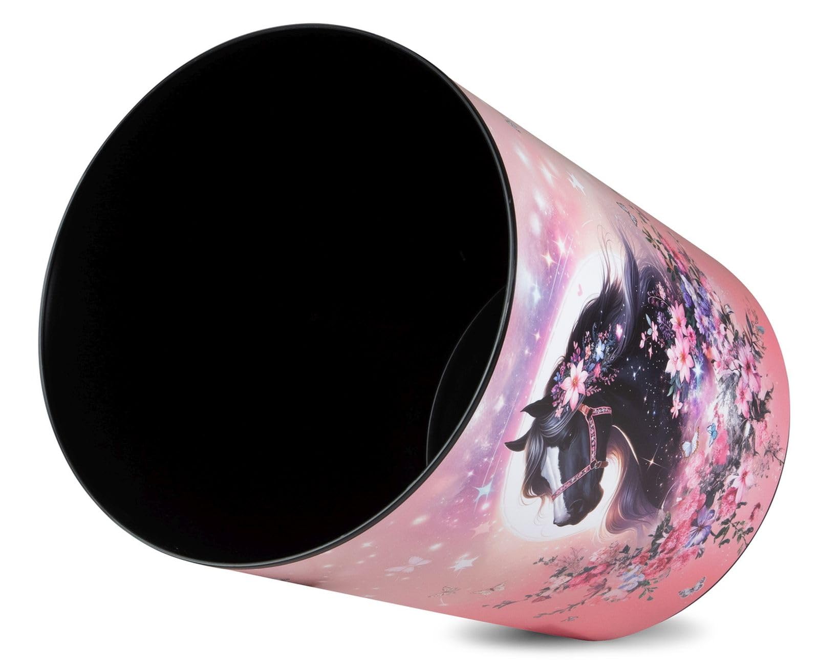 goldbuch 82 141 - Papelera de plástico, color rosa